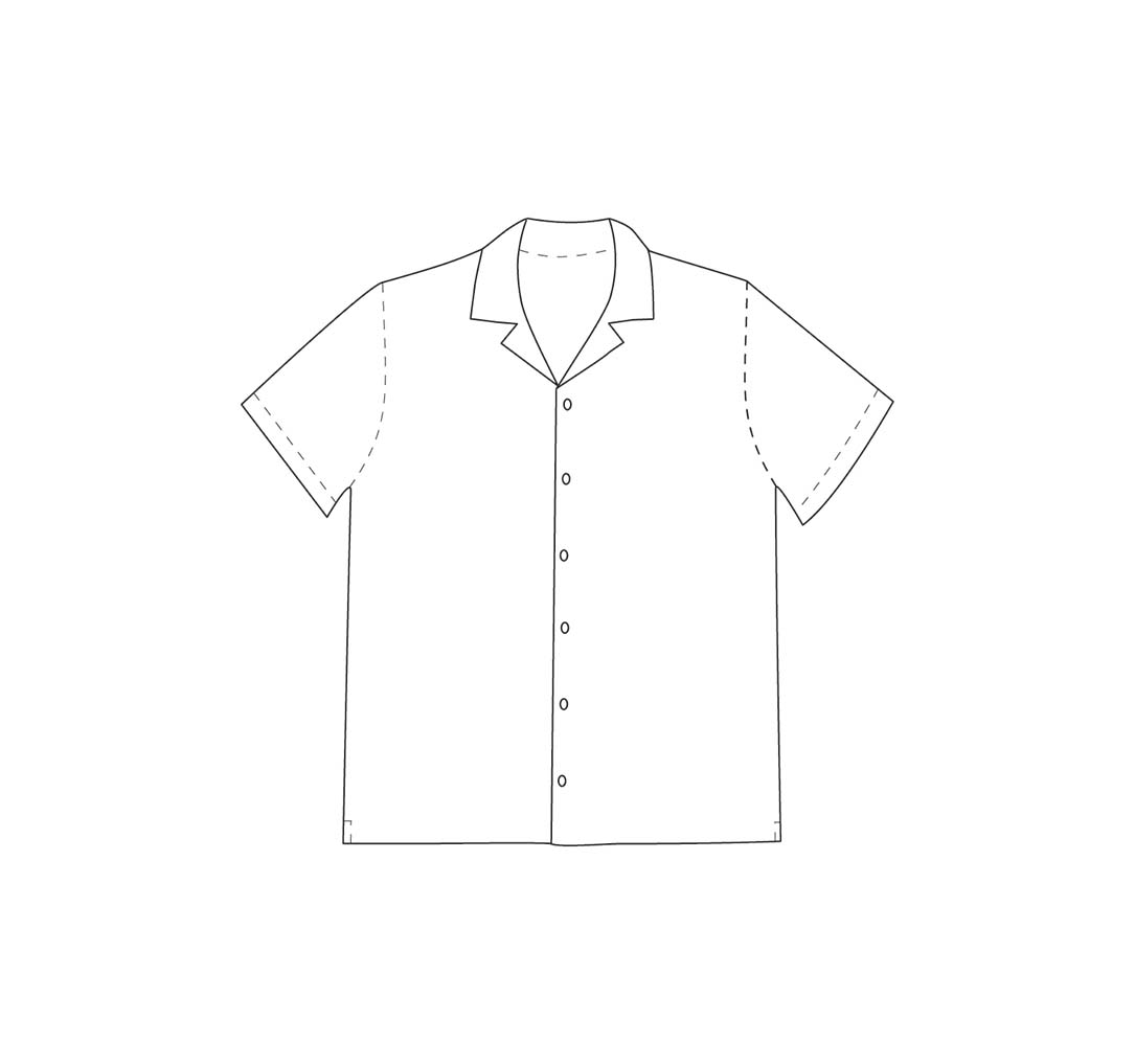 Open Collar Shirt Icon